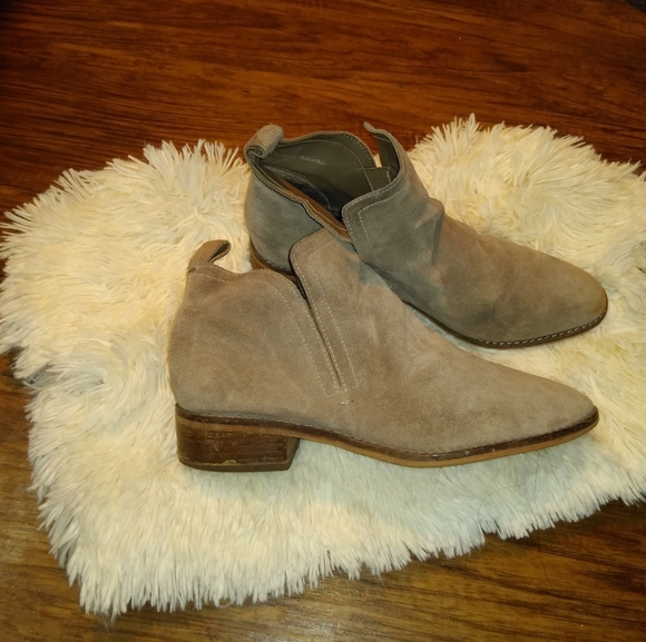 Dolce Vita Suede Tan Tessy Booties - Picture 7 of 15